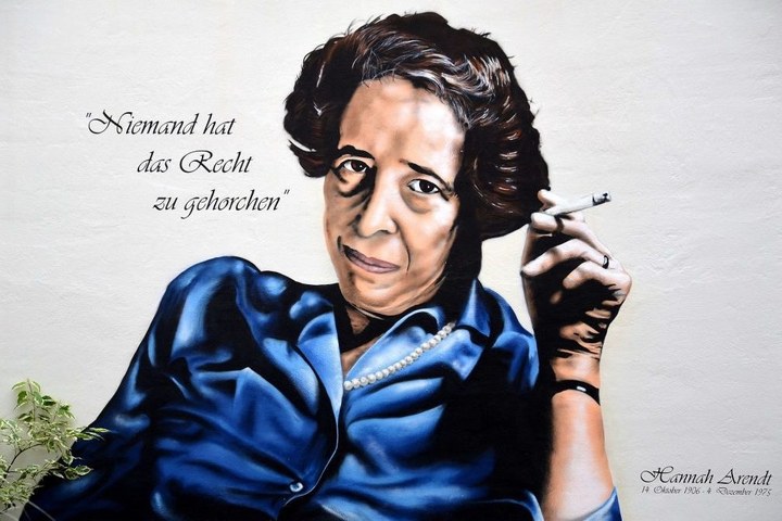 Filosofisch café, de Joodse filosofe Hannah Arendt